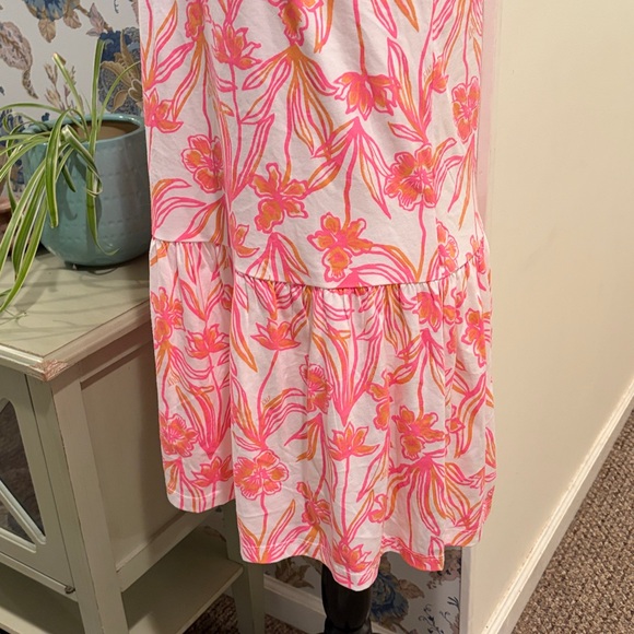 Lilly Pulitzer Dixi Tiered Cotton Sleeveless Dress - Picture 7 of 8